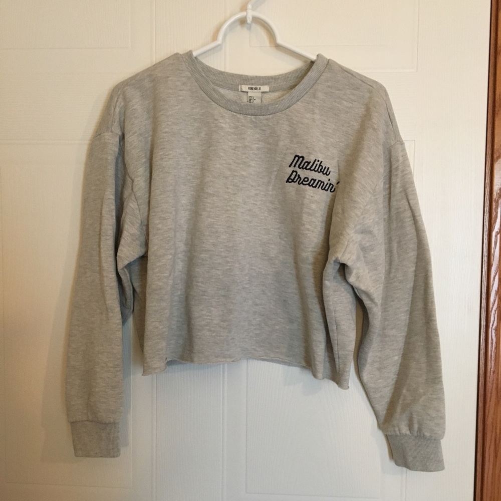 Forever 21 Cropped Sweatshirt